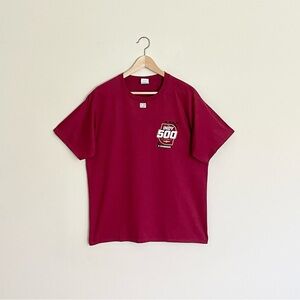 NEW IMS 104th Indianapolis 500 Motor Speedway 2020 Burgundy T Shirt Adult Large